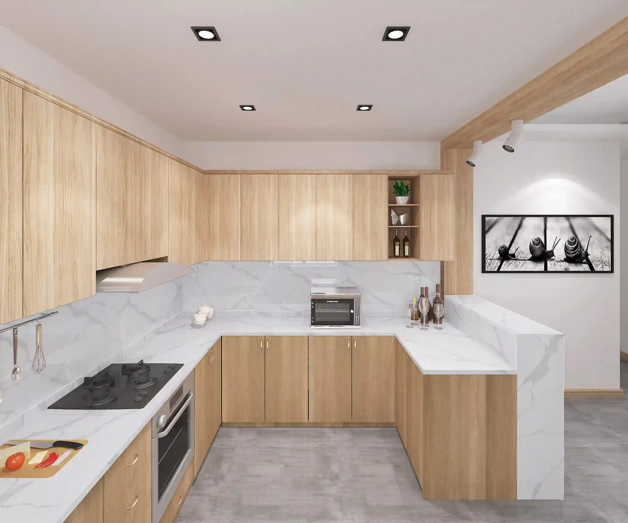 Calacatta Kitchen Project